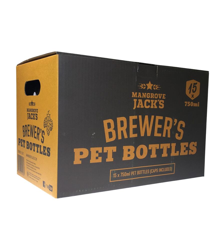 Bottle 750ml PET x15 & Caps