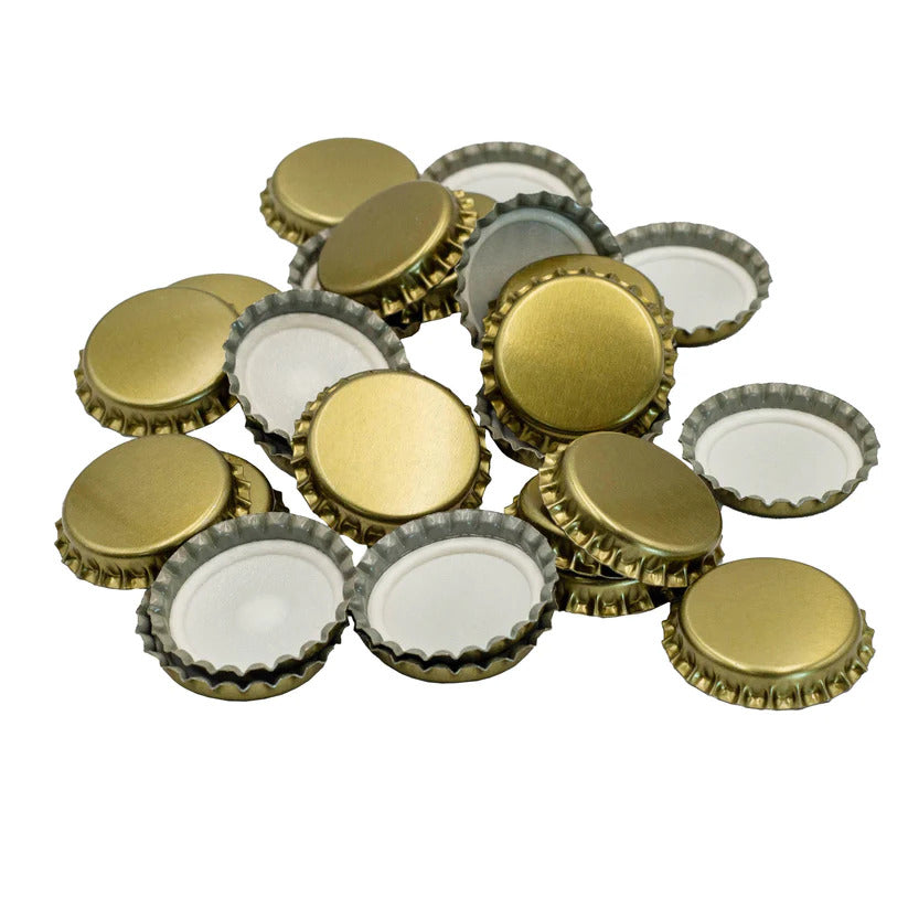 Crown Seals x 250 Gold Beer Bottle Caps