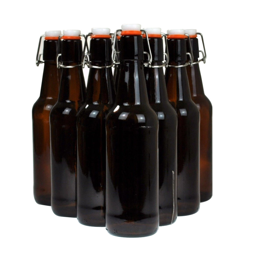 Bottle 500ml FLIP Top Ctn 12 — homebrew bottles and capping equipment