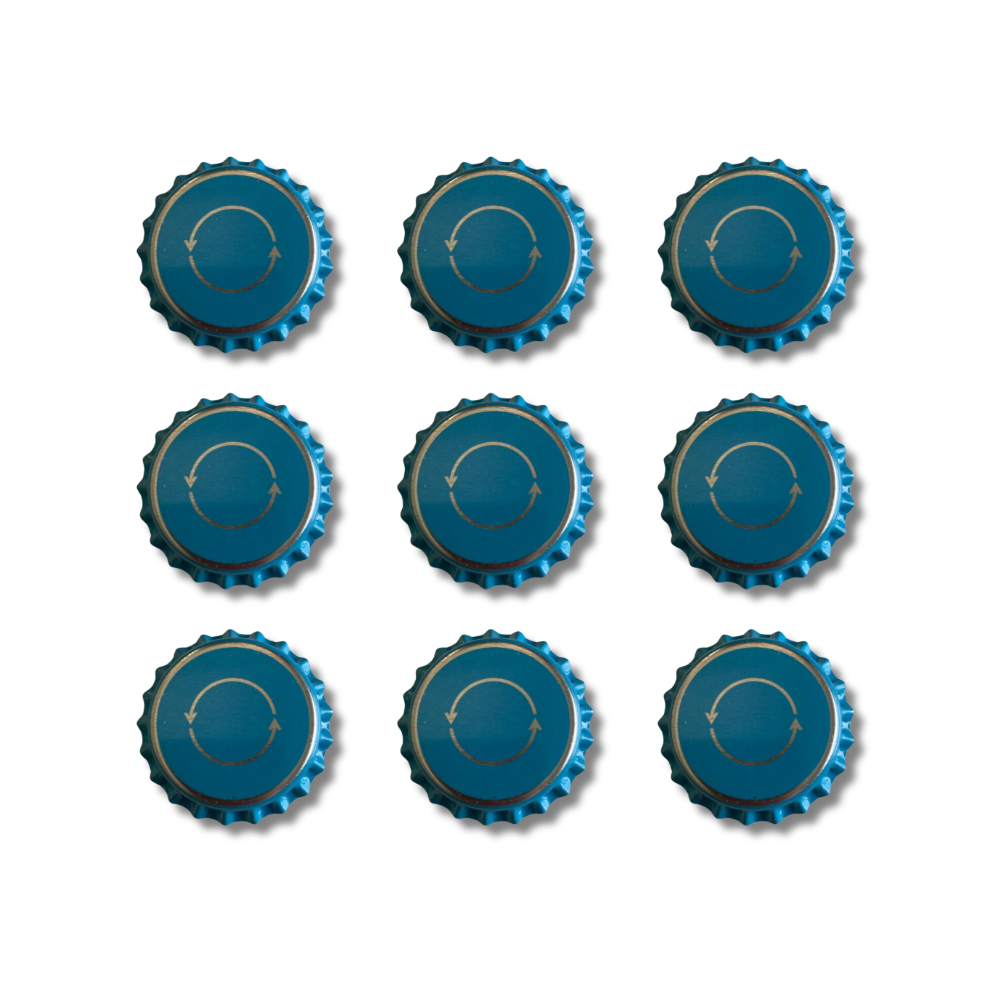 Crown Seals x 500 Brewery Print bottle caps : Australian Made