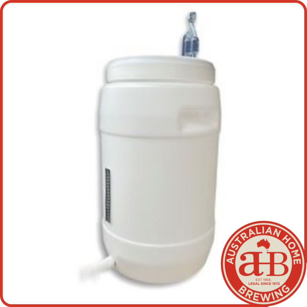 Fermenter 30L Drum & airlock, tap & thermometer