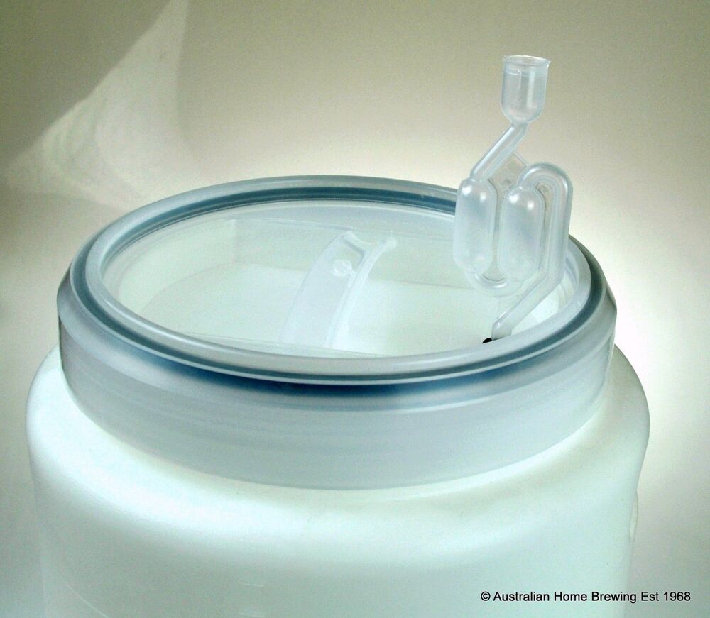 Fermenter 60L Drum & airlock, tap & thermometer