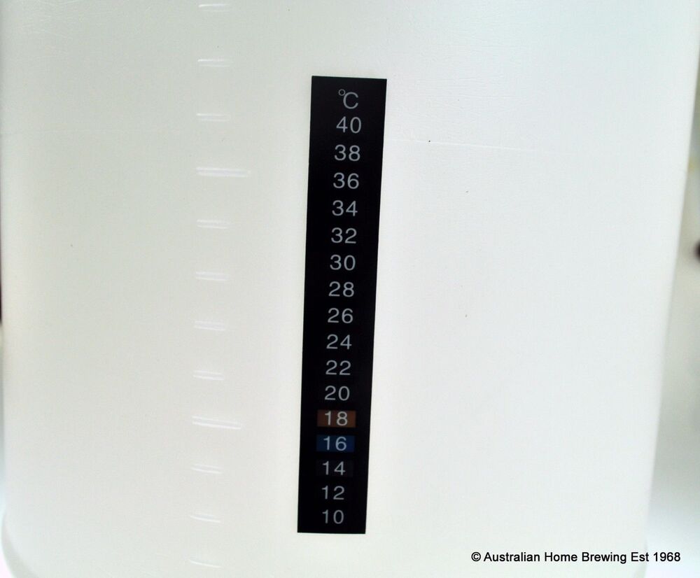 Fermenter 60L Drum & airlock, tap & thermometer