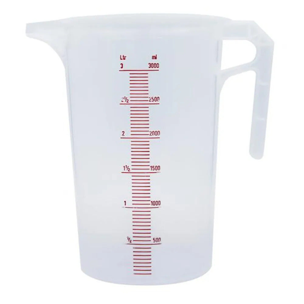 Jug Polypropylene 3L graduated measuring