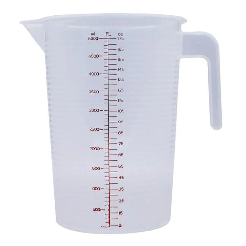 Jug Polypropylene 5L graduated measuring — homebrew testing and measuring equipment