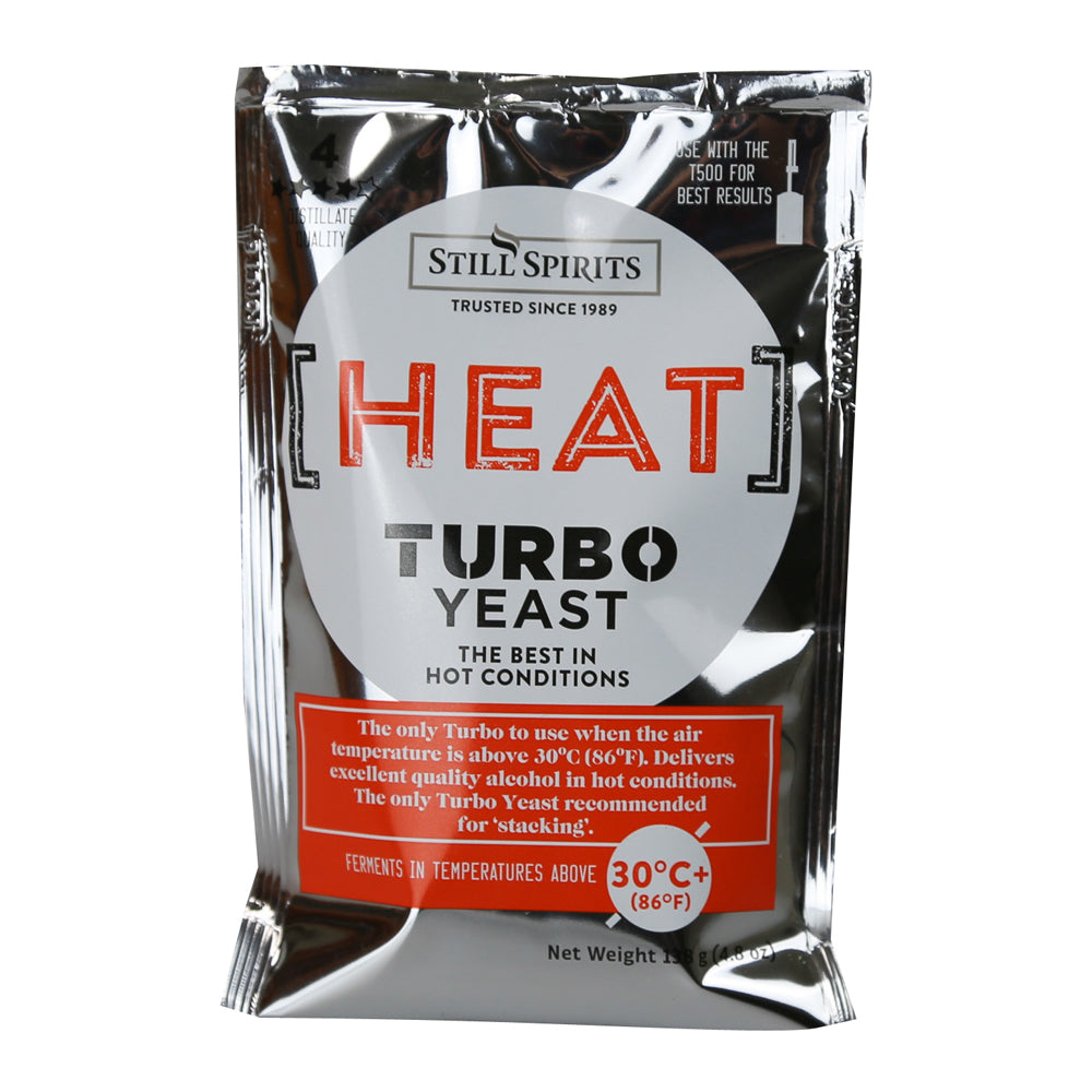 Heat Turbo Yeast Turbo Pack (Yeast, Carbon & Clear)