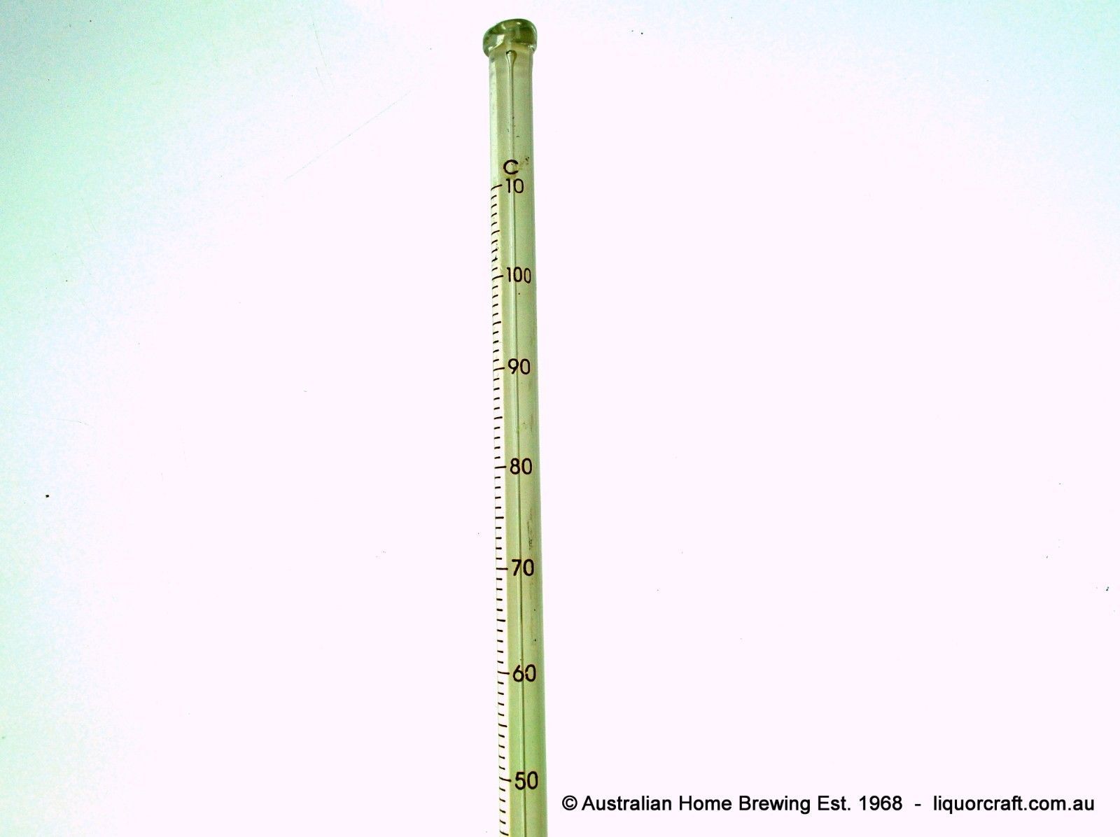 Thermometer glass to 110 C