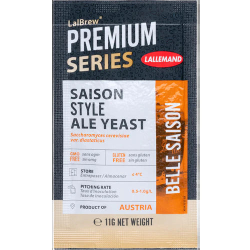 Lallemand Belgian Saison Ale Yeast 11gr — brewing yeast for homebrewing