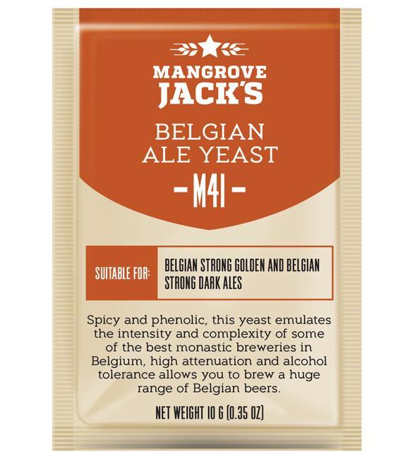 Mangrove Jacks Beer Yeast Belgian Ale Yeast M41 — brewing yeast for homebrewing