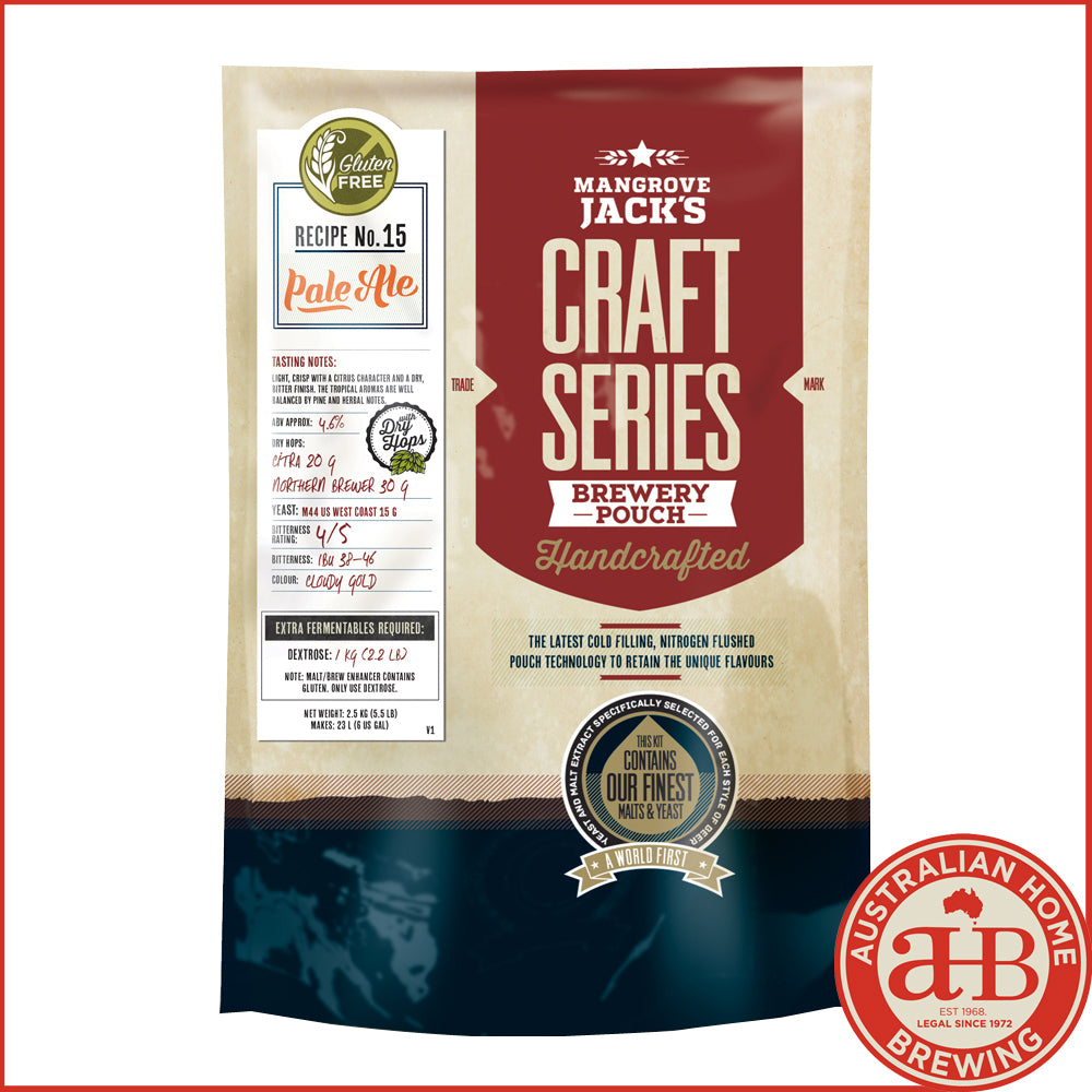 Gluten Free Pale Ale - Mangrove Jacks Craft Series