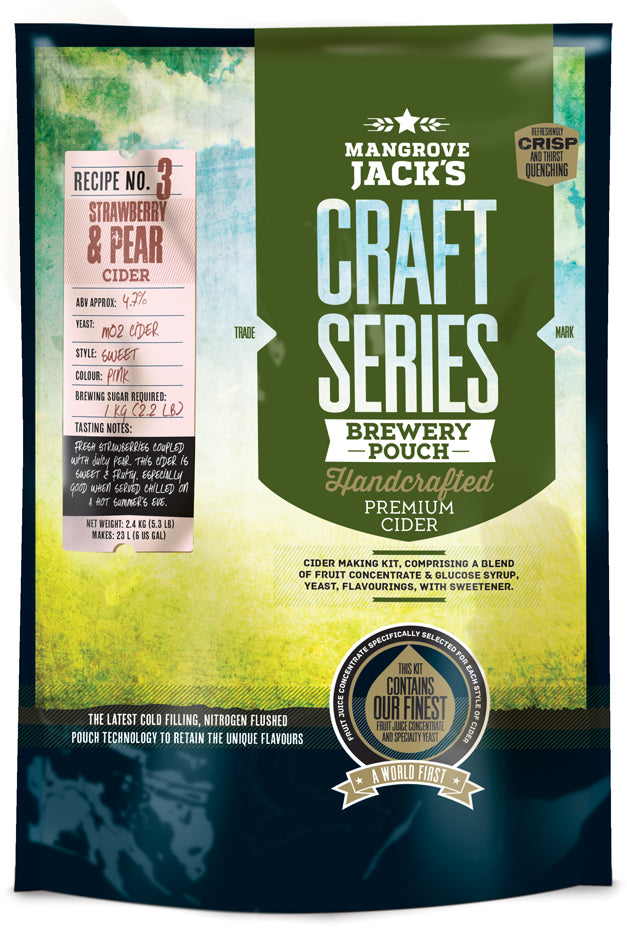 Mangrove Jacks Craft Series Cider Strawberry & Pear