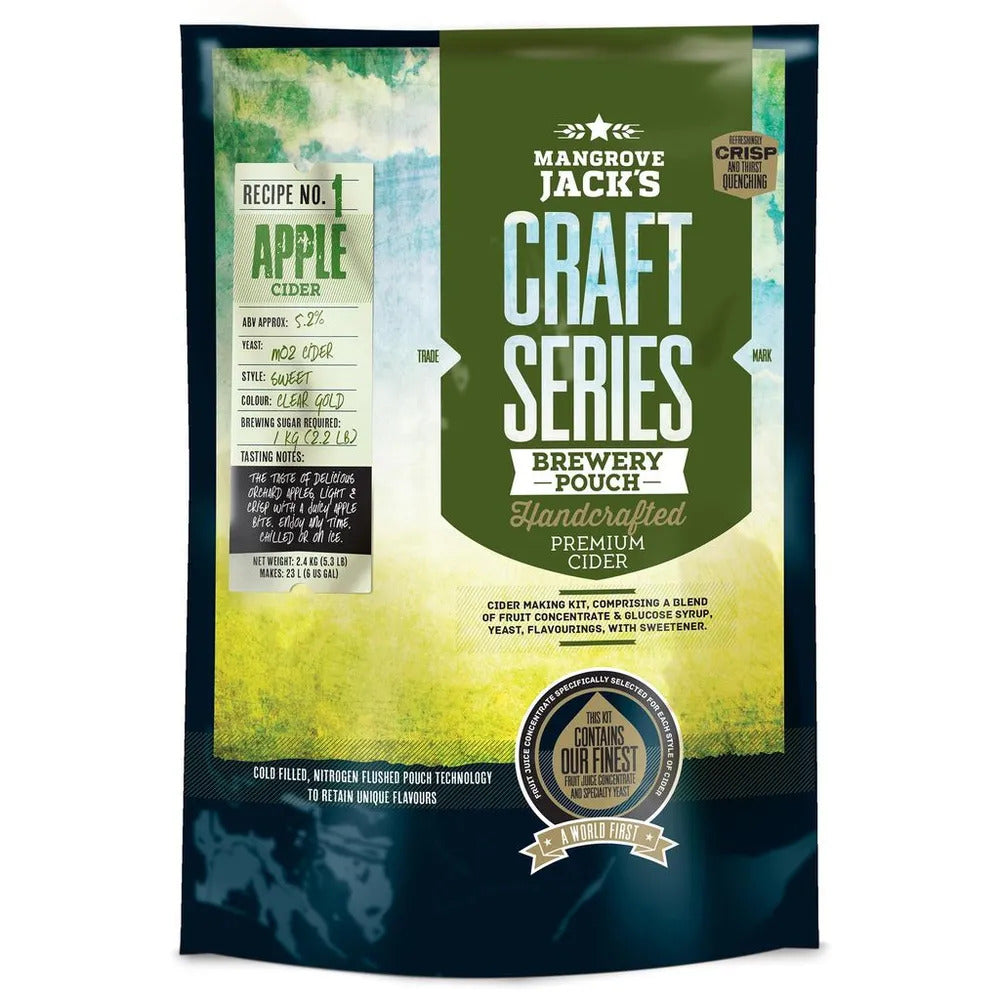 Mangrove Jacks Craft Series Cider Apple 2.4kg — Cider extract homebrew kit