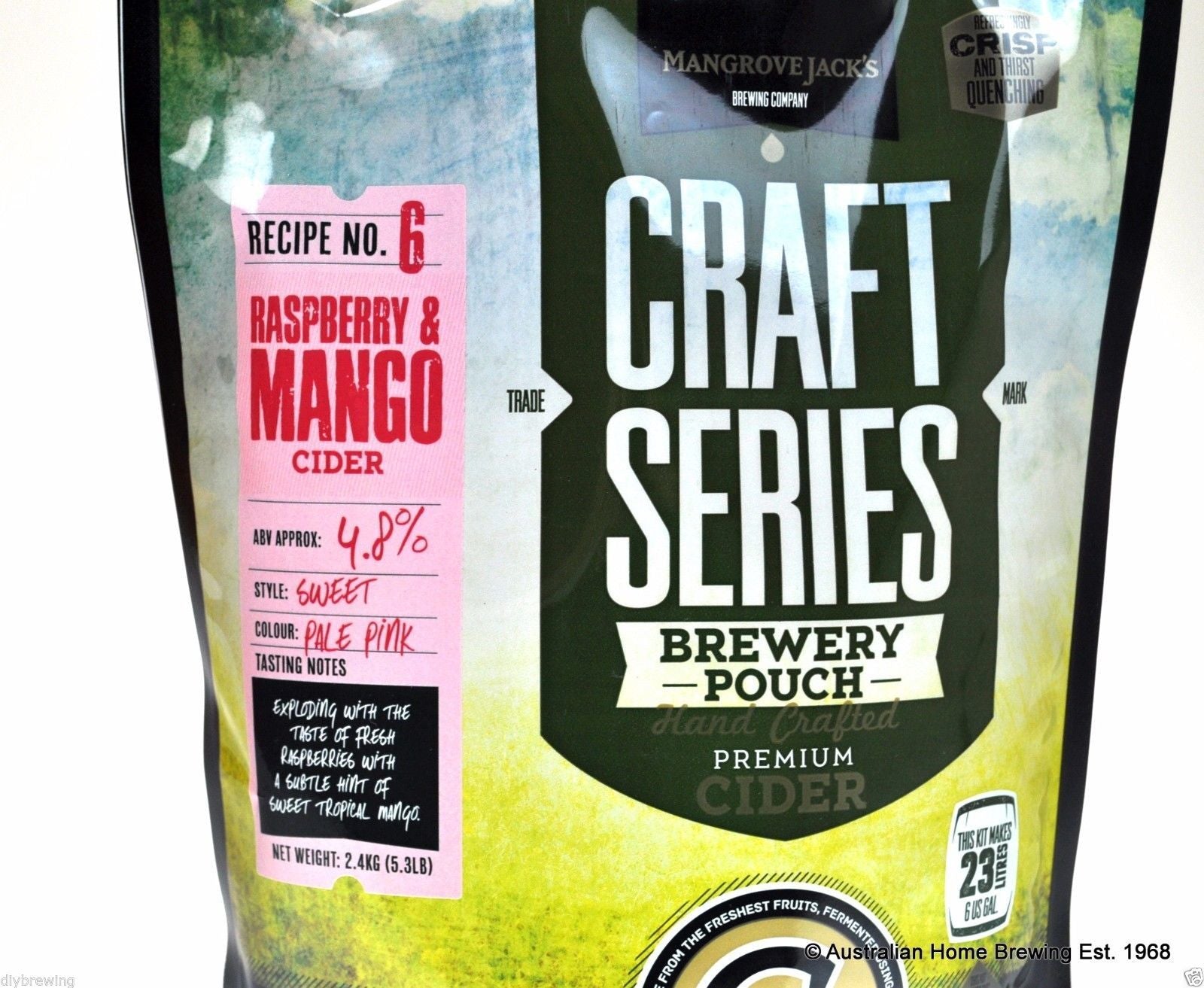 Mangrove Jacks Craft Series Cider Raspberry & Mango 2.4kg