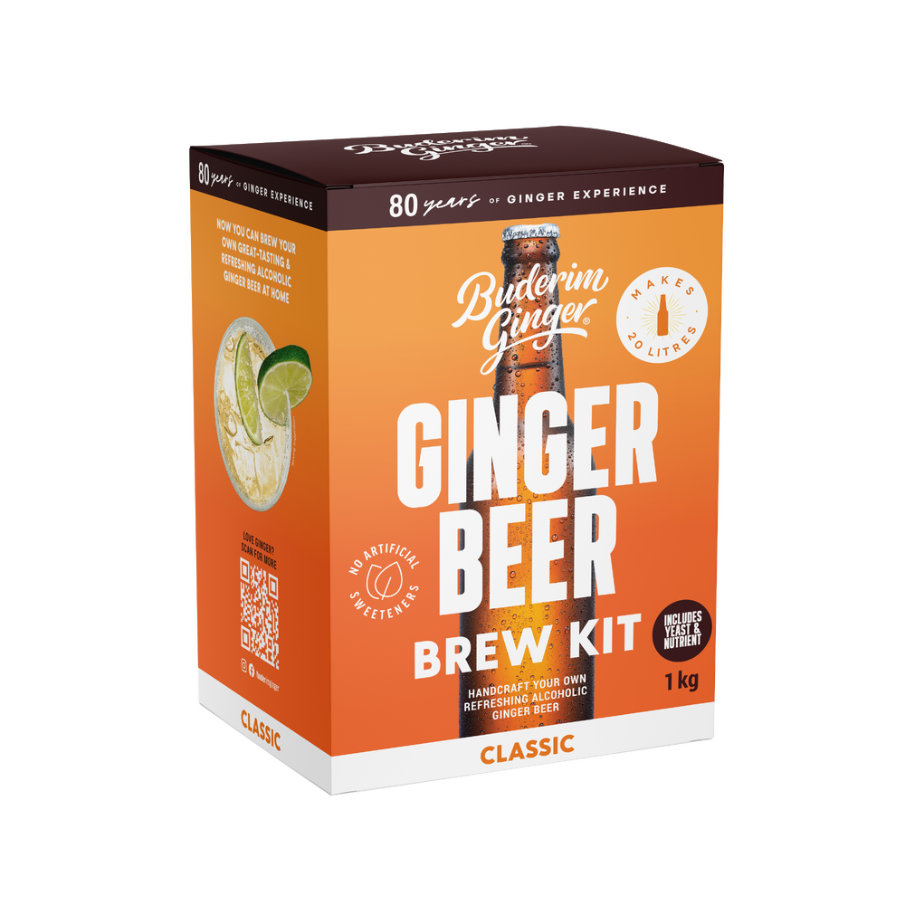 Buderim Ginger Beer Brew Kit — Ginger Beer extract homebrew kit