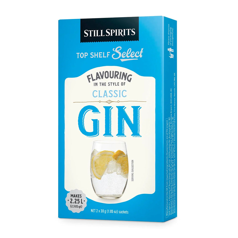 Still Spirits Classic Gin Essence - Top Shelf Select — Gin spirit essence for home distilling