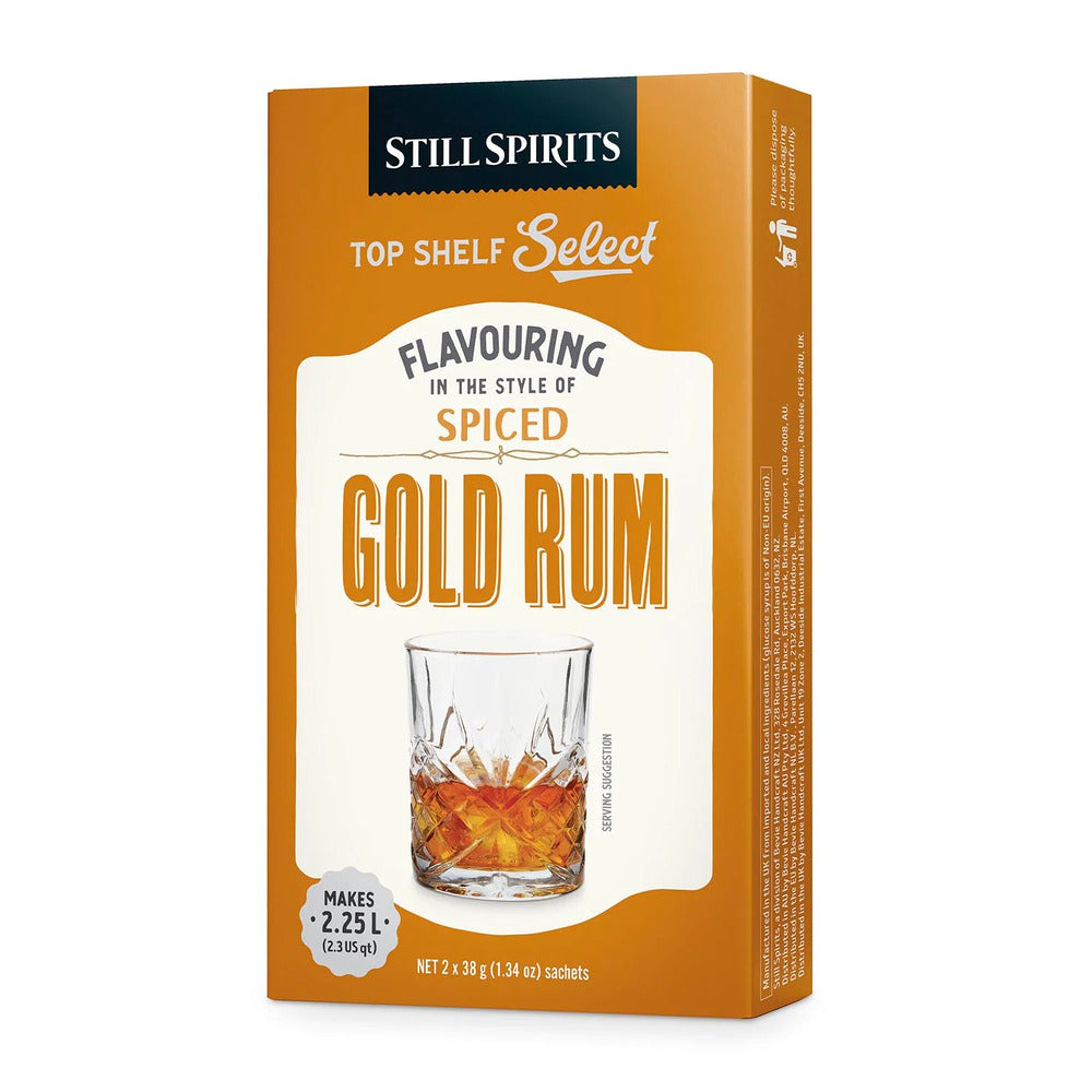Still Spirits Classic Spiced Gold Rum - Top Shelf Select — Rum spirit essence for home distilling