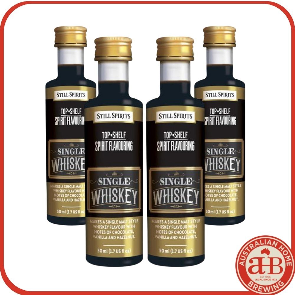 Still Spirits Top Shelf Single Whiskey Essence - 4 Pack (former Single Malt Scotch)
