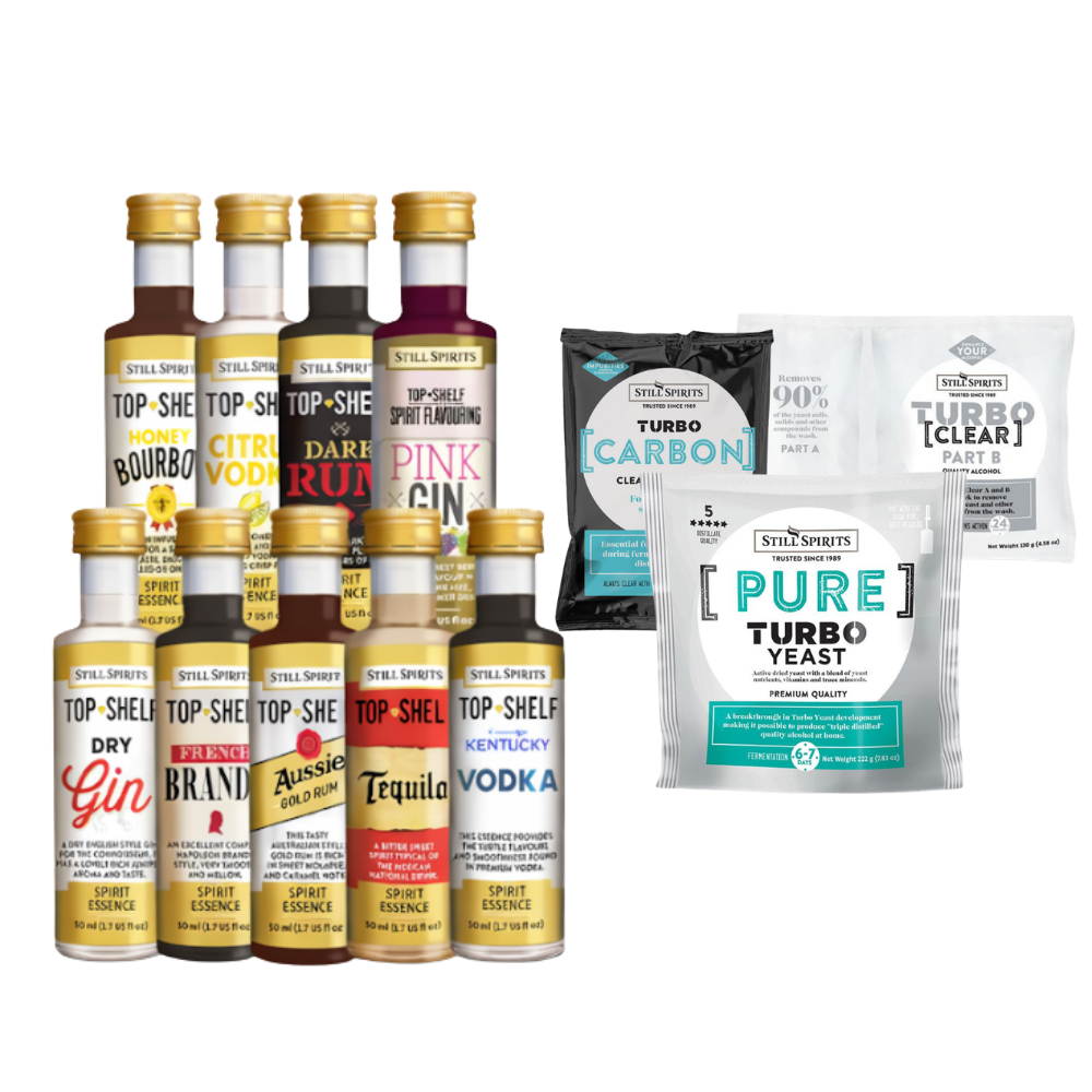 Distillers 10 + 10 - Turbo Pure Pack & Top Shelf Spirit Refill Pack