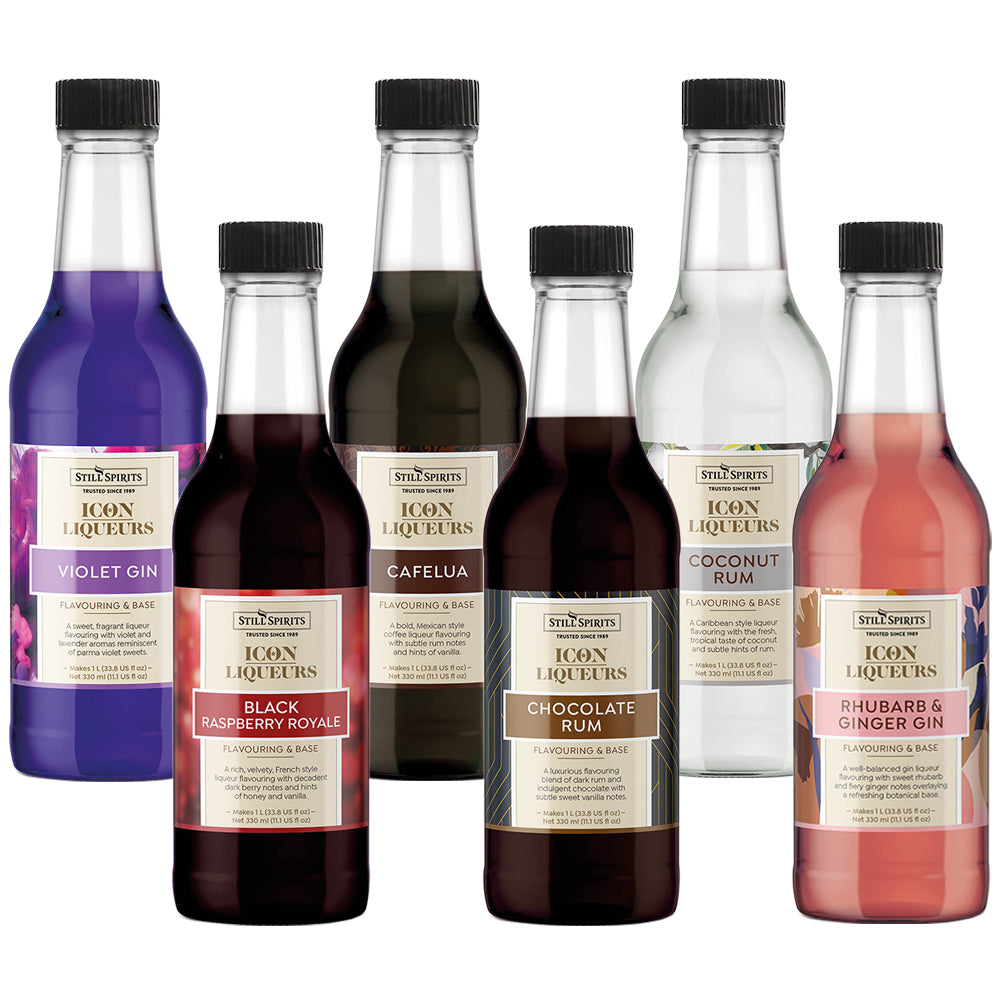 Still Spirits Icon Liqueurs Any 10 Of Choice home brew spirit making mix & match — Liqueur spirit essence for home distilling