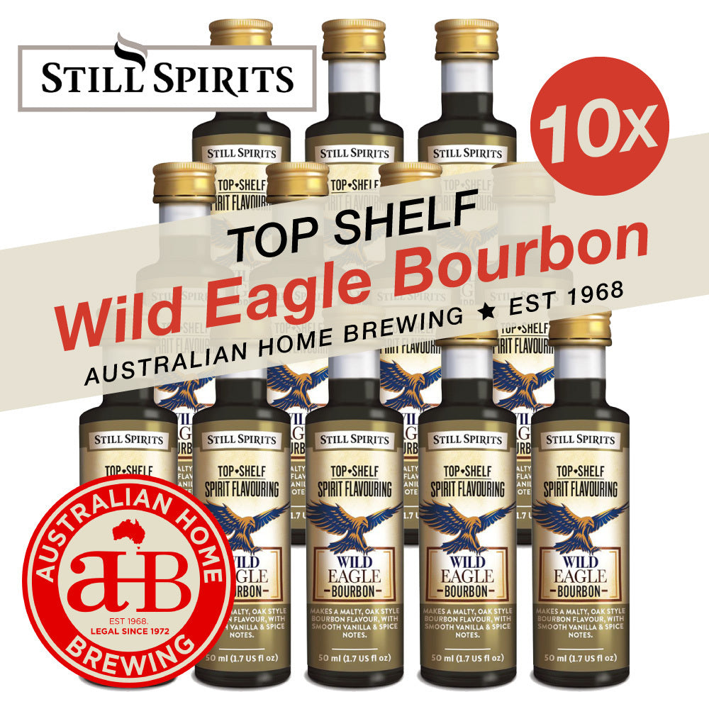 Still Spirits Top Shelf Wild Eagle Bourbon - 10 Pack