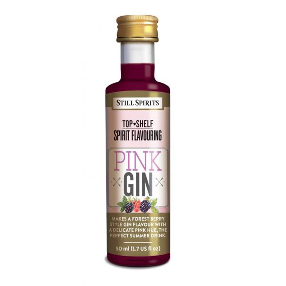 Still Spirits Top Shelf Pink Gin — Gin spirit essence for home distilling