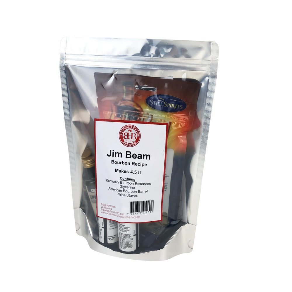 Spirit Recipe Kit Jim Beam Kentucky Bourbon 4.5lt — spirit recipe kit for home distilling