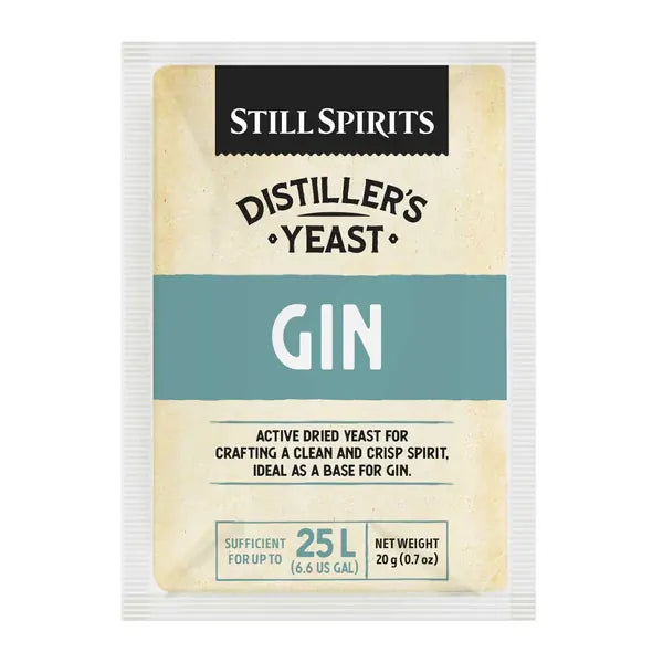 Still Spirits Distiller's Yeast Gin 20gr- distillers — turbo yeast for home distilling