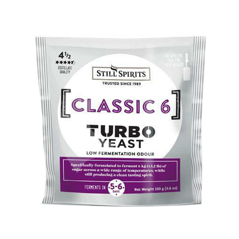 Still Spirits Classic 6 Spirit Production Pack - Turbo Yeast, Clear & EZ Filter