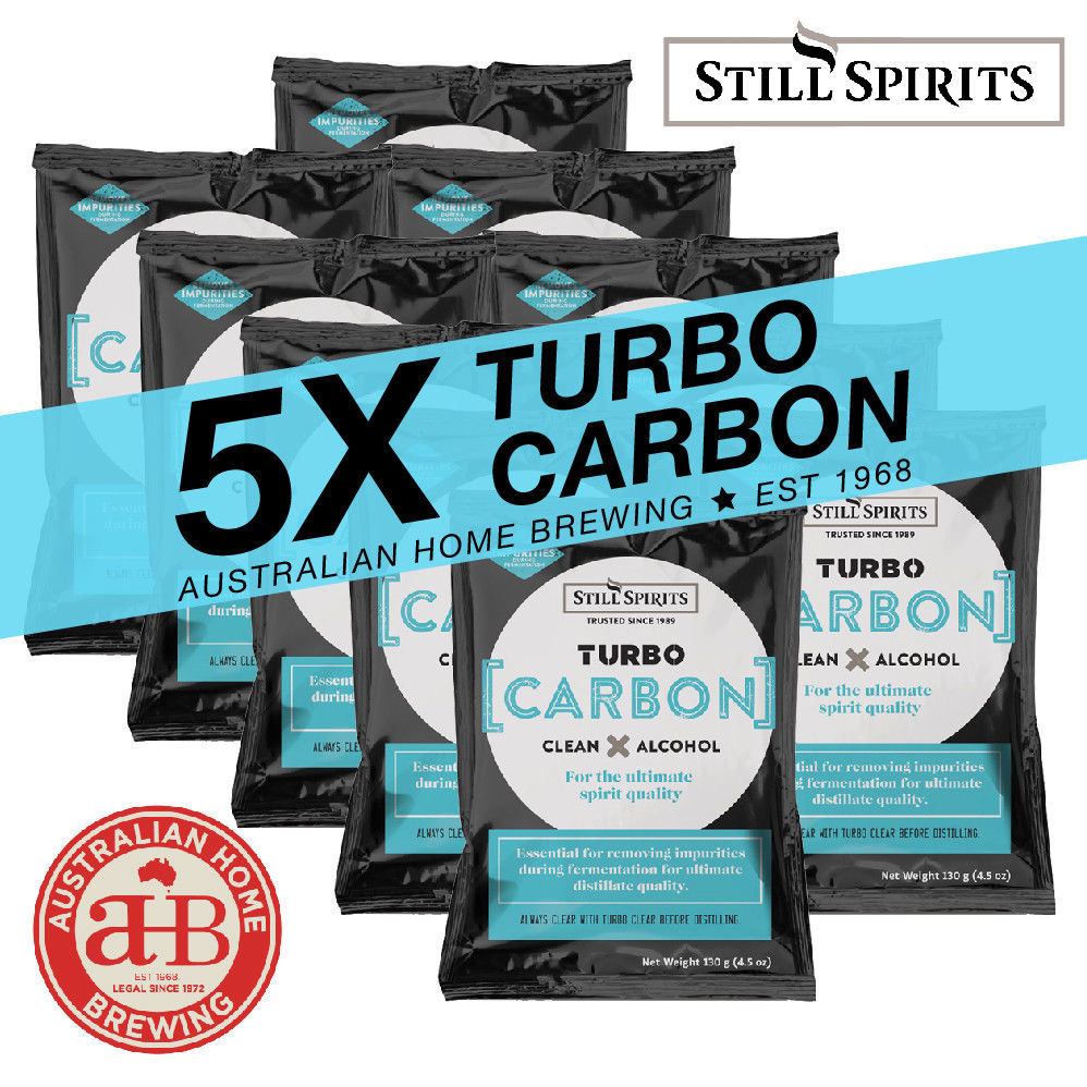 Still Spirits Classic 8 5 Pack - Turbo Yeast, Turbo Carbon & Turbo Clear | 5 x 25L