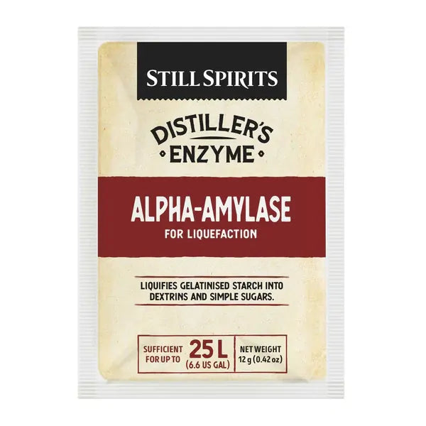 Still Spirits Distiller's Enzyme Alpha Amylase 12gr - distillers — turbo yeast for home distilling