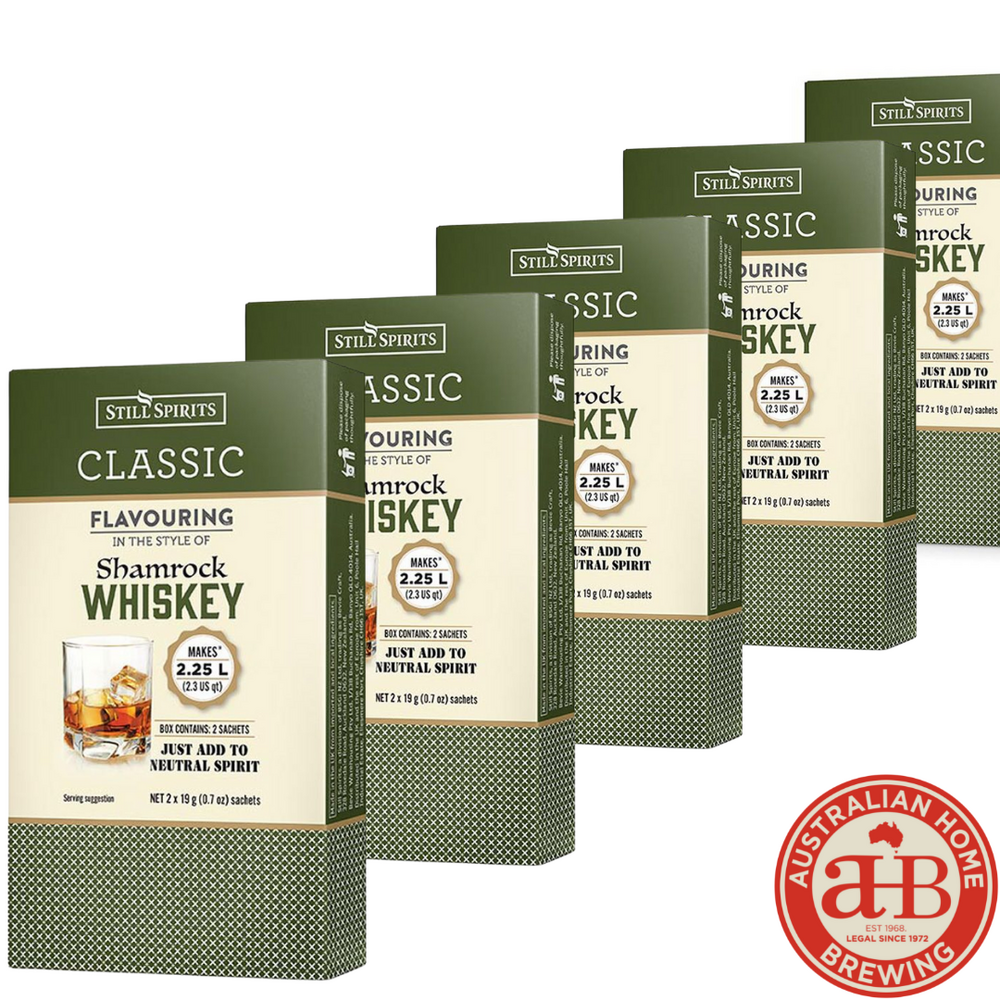 5 PACK Still Spirits Classic Shamrock Whiskey / Irish Whiskey - Top Shelf Select