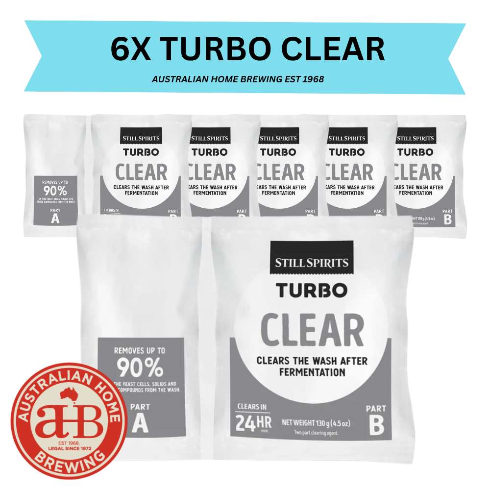 Still Spirits Classic 8 6 Pack - Turbo Yeast & Turbo Clear | 6 x 25L