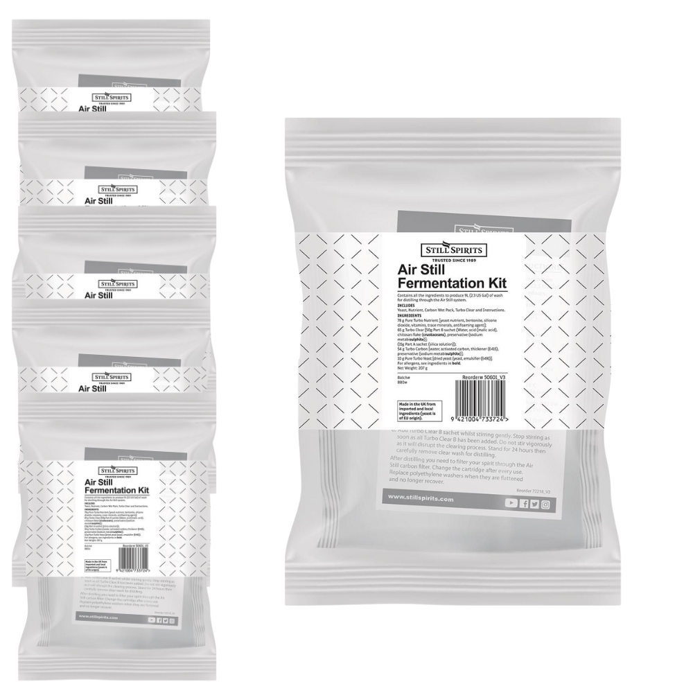 6x Air Still Fermentation Kit