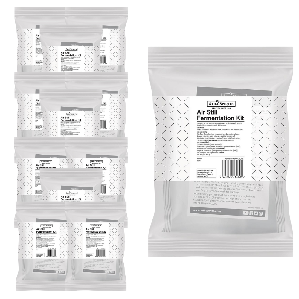 Air Still Fermentation Kit — turbo yeast for home distilling