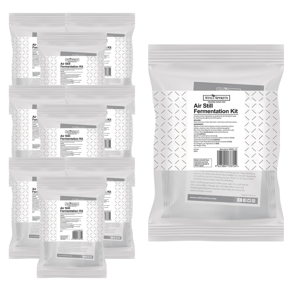 Air Still Fermentation Kit — turbo yeast for home distilling