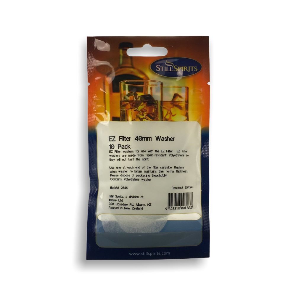 EZ Carbon filter washers x10 — turbo yeast for home distilling