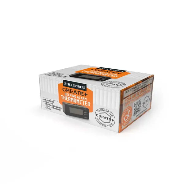 Still Spirits Create+ Beeping Alarm Thermometer & Bracket — turbo yeast for home distilling