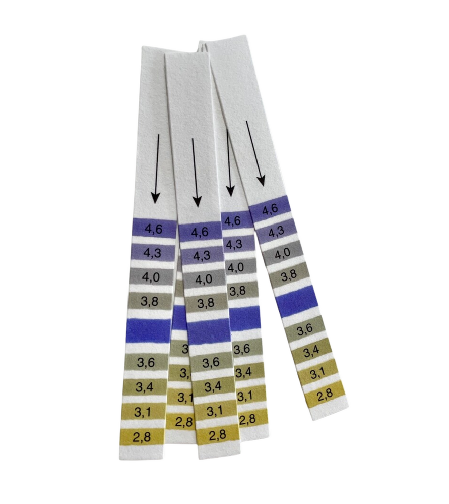 pH papers 2.8 to 4.6 ph 3 Pack — fermenter and brewing vessel