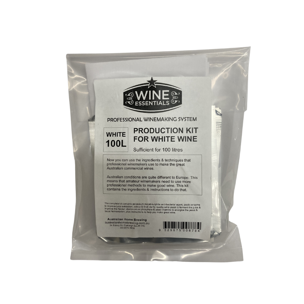 Wine production kit 100L WHITE — brewing additive for homebrewing