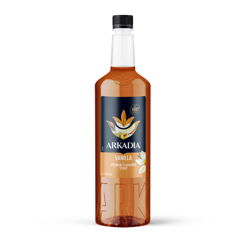 Arkadia Syrup Vanilla 1lt — café and beverage supplies