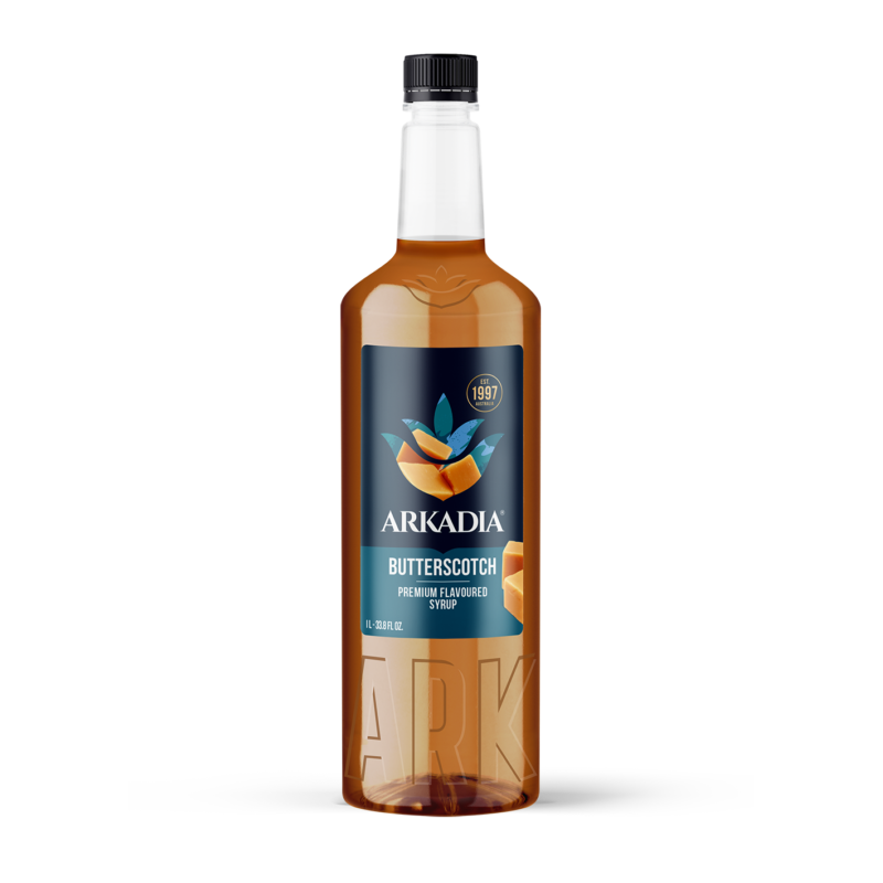 Arkadia Syrup Butterscotch 1L — café and beverage supplies