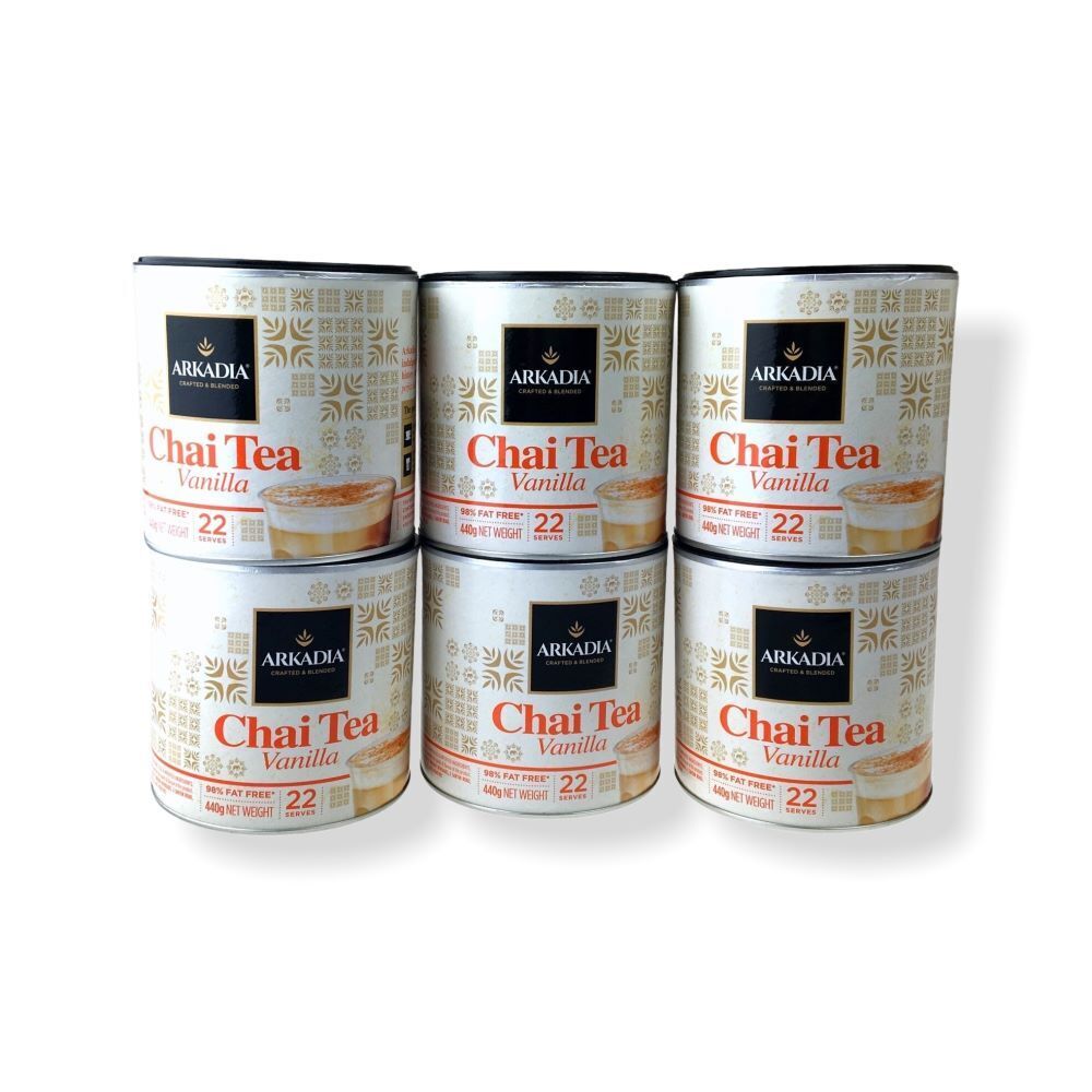 Arkadia Chai Vanilla Tea 440g x6