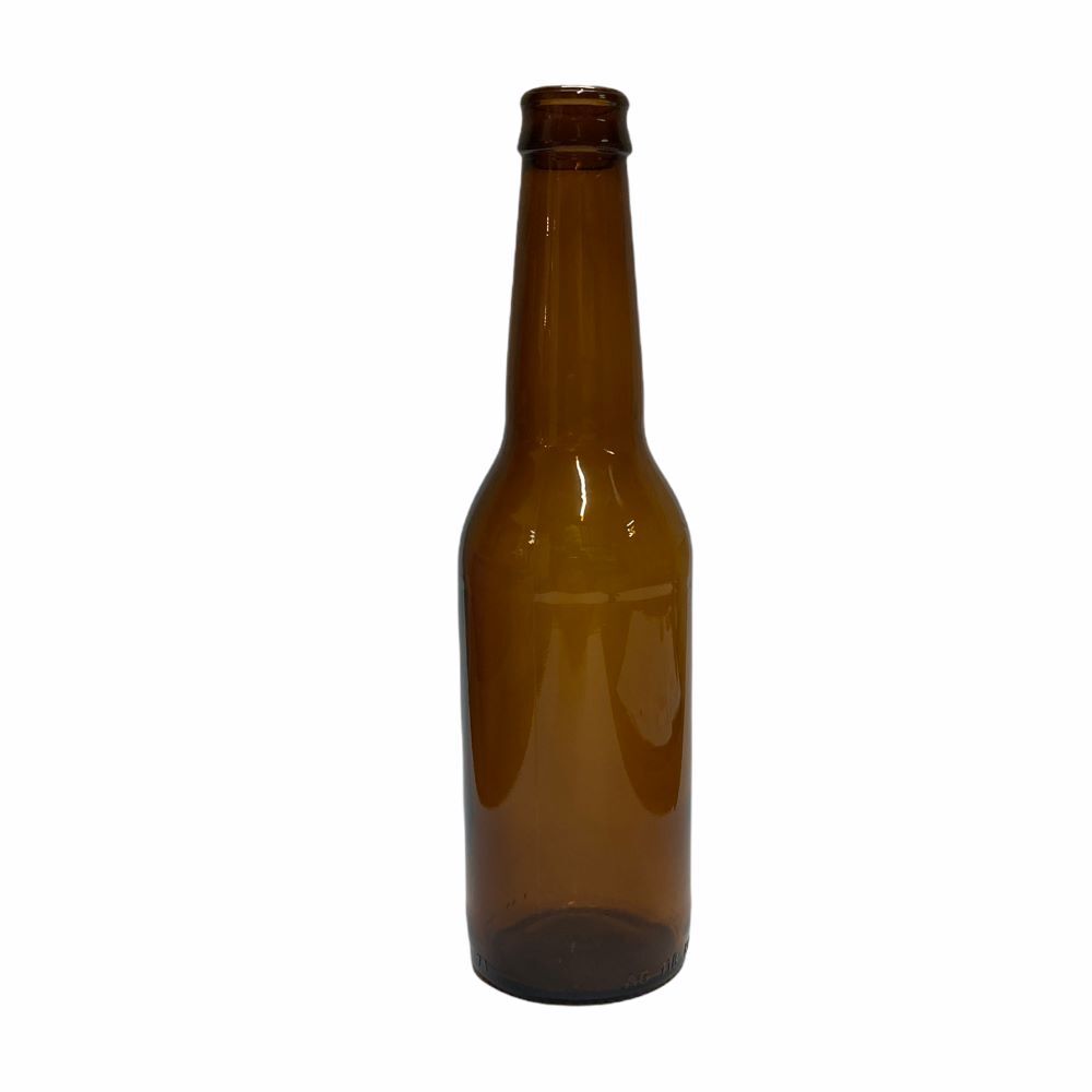 Bottle 330ml amber pry-off glass x40
