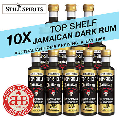 Still Spirits Top Shelf Jamaican Dark Rum Essence - 10 Pack