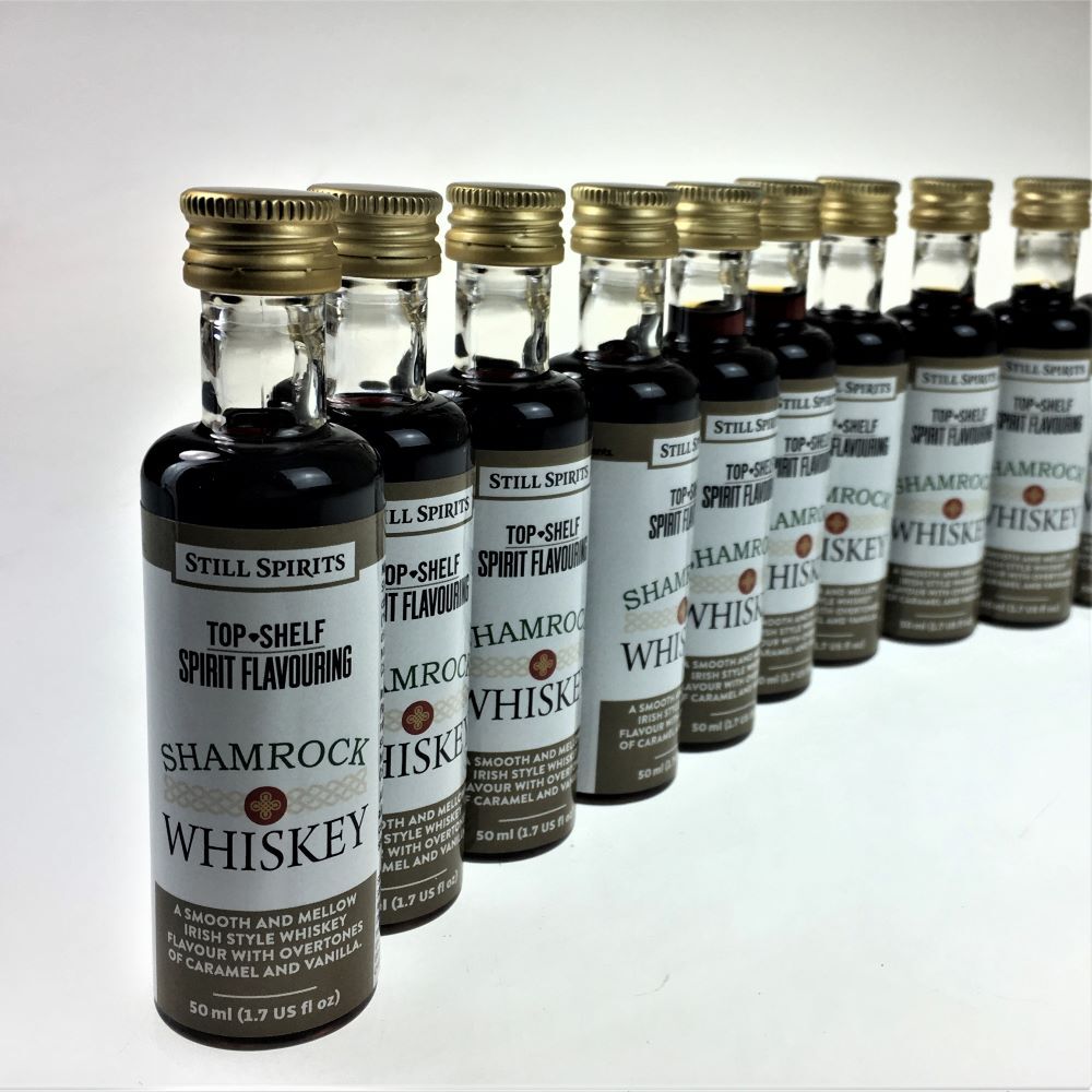 10 x Still Spirits Top Shelf Shamrock Irish Whiskey