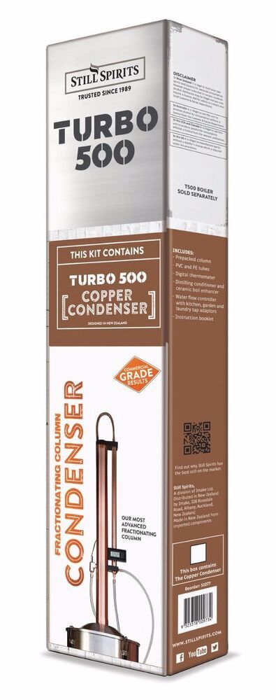 Turbo 500 Ultimate Distillery Kit - Copper T500, Alembic Pot Still & Filter Pro