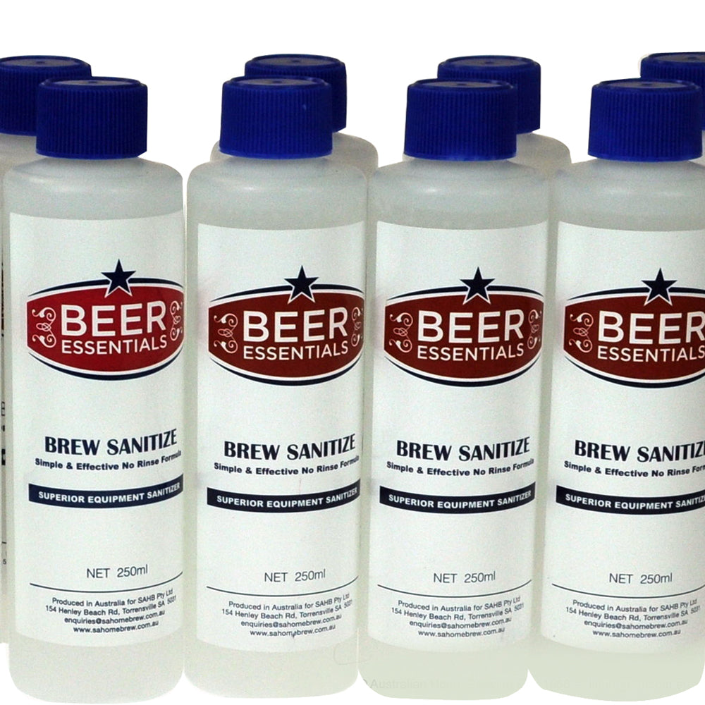 10 Pack Brew Sanitize 250ml No-Rinse Santiser