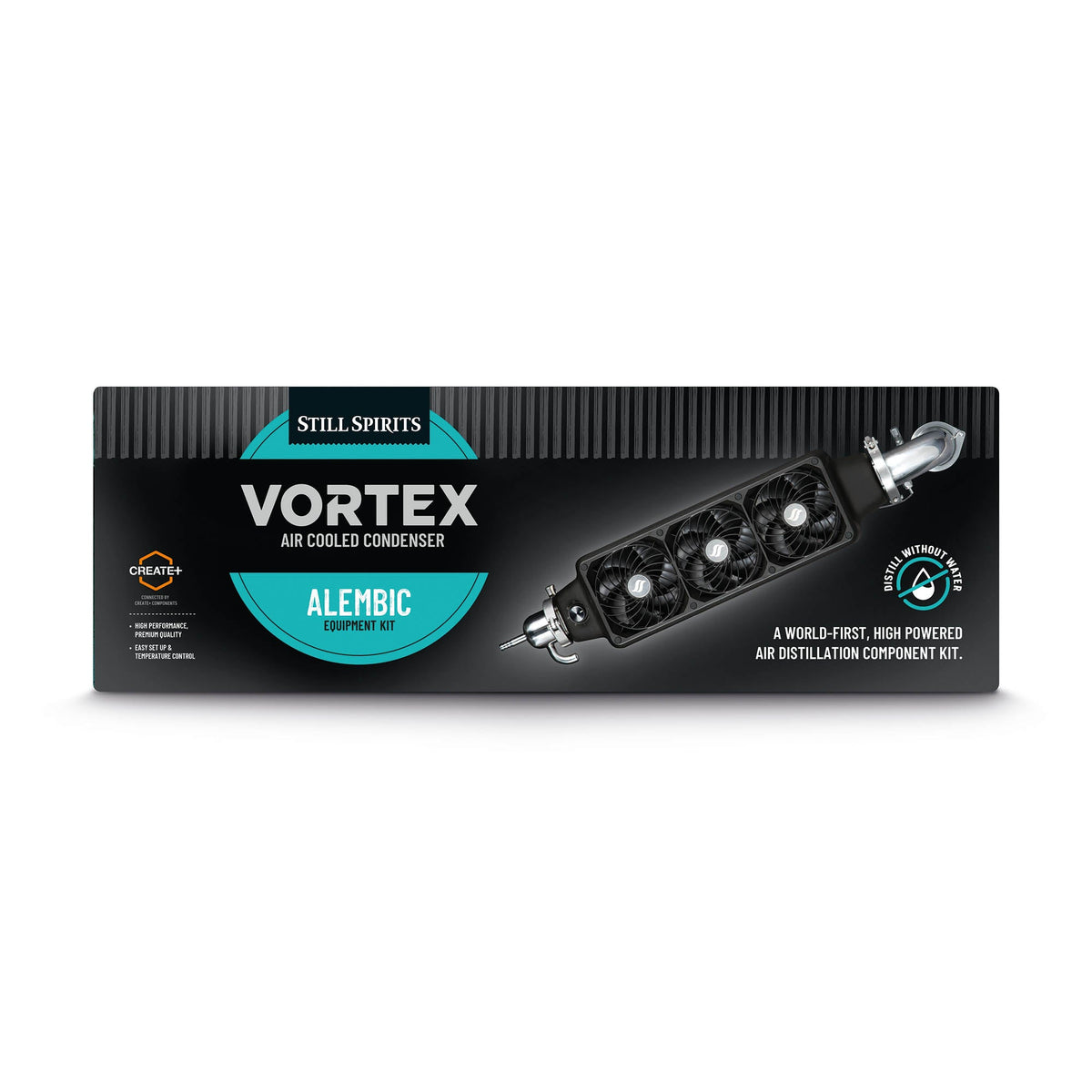 Vortex alembic equipment kit retail box, front