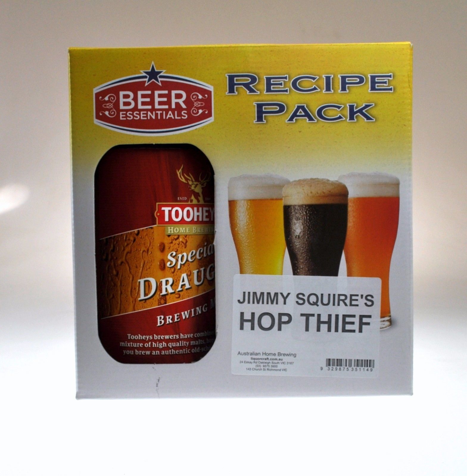 Clone BEER RECIPE KITS James Squire, Little Creatures, Fat Yak, Sierra home brew
