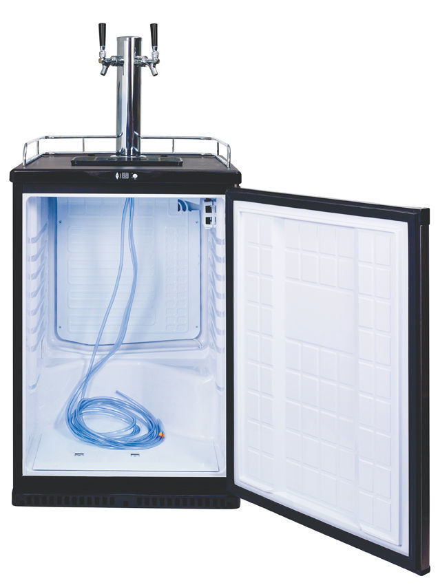 Mangrove Jacks Twin Tap Kegerator & 2 Kegs Beer Fridge home brew dual